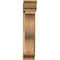 Ekena Millwork Funston Traditional Rough Sawn Bracket w/ Offset Brace, Western Red Cedar, 8"W x 26"D x 38"H BKT0806X26X38FST01RWR - alternate 2